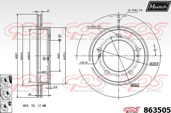 Maxtech 71810084 - Führungsbolzen, Bremssattel alexcarstop-ersatzteile.com