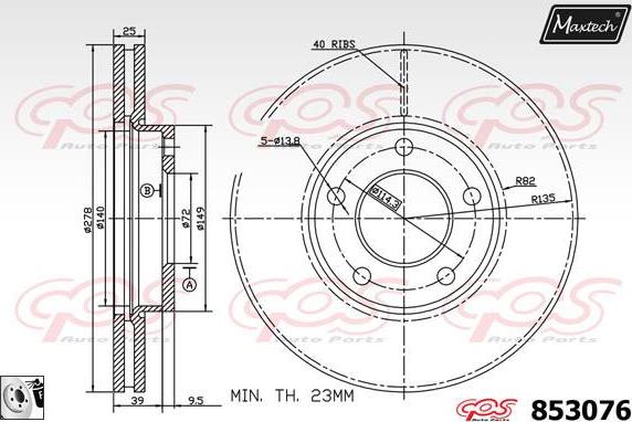 Maxtech 71810037 - Führungsbolzen, Bremssattel alexcarstop-ersatzteile.com