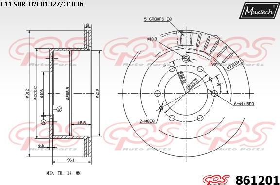 Maxtech 72934005 - Kolben, Bremssattel alexcarstop-ersatzteile.com