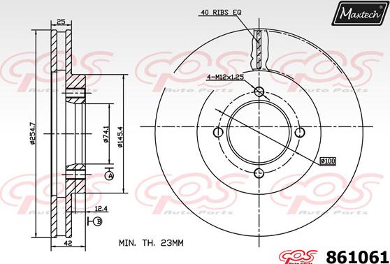 Maxtech 72938029 - Kolben, Bremssattel alexcarstop-ersatzteile.com