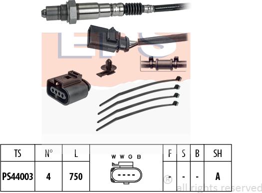 MDR EPS-1998 204 - Lambdasonde alexcarstop-ersatzteile.com