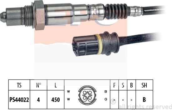 MDR EPS-1998 285 - Lambdasonde alexcarstop-ersatzteile.com