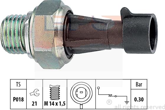 MDR EPS-1800 096 - Sensor, Öldruck alexcarstop-ersatzteile.com