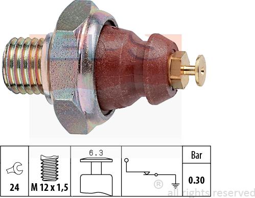 MDR EPS-1800 052 - Sensor, Öldruck alexcarstop-ersatzteile.com