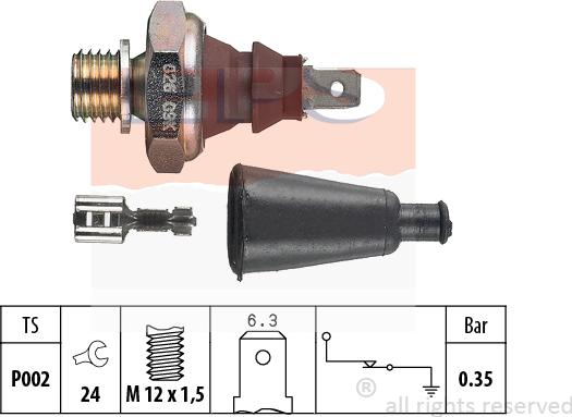 MDR EPS-1800 060 - Sensor, Öldruck alexcarstop-ersatzteile.com