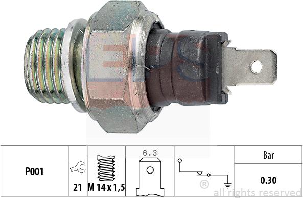 MDR EPS-1800 005 - Sensor, Öldruck alexcarstop-ersatzteile.com