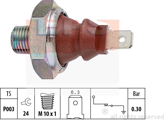 MDR EPS-1800 007 - Sensor, Öldruck alexcarstop-ersatzteile.com