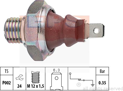 MDR EPS-1800 026 - Sensor, Öldruck alexcarstop-ersatzteile.com