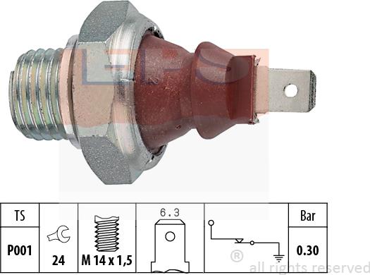 MDR EPS-1800 023 - Sensor, Öldruck alexcarstop-ersatzteile.com