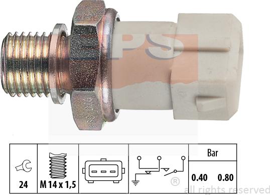 MDR EPS-1800 070 - Sensor, Öldruck alexcarstop-ersatzteile.com