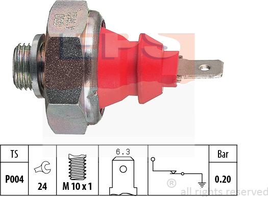 MDR EPS-1800 072 - Sensor, Öldruck alexcarstop-ersatzteile.com