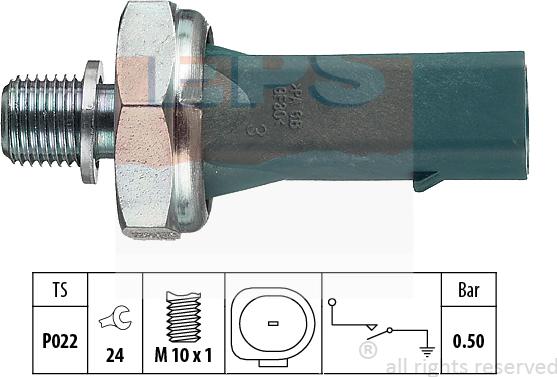 MDR EPS-1800 139 - Sensor, Öldruck alexcarstop-ersatzteile.com