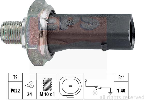 MDR EPS-1800 135 - Sensor, Öldruck alexcarstop-ersatzteile.com