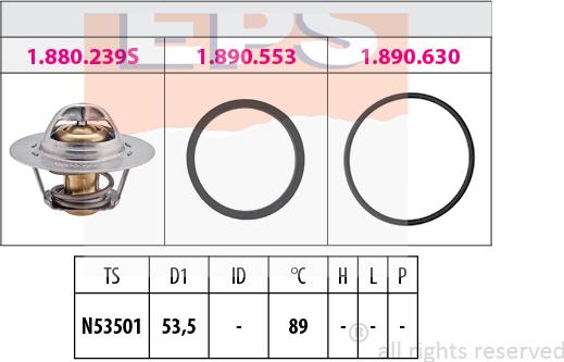 MDR EPS-1880 499 - Thermostat, Kühlmittel alexcarstop-ersatzteile.com