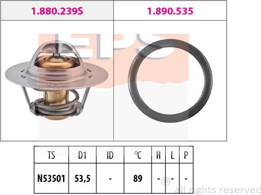 MDR EPS-1880 630 - Thermostat, Kühlmittel alexcarstop-ersatzteile.com