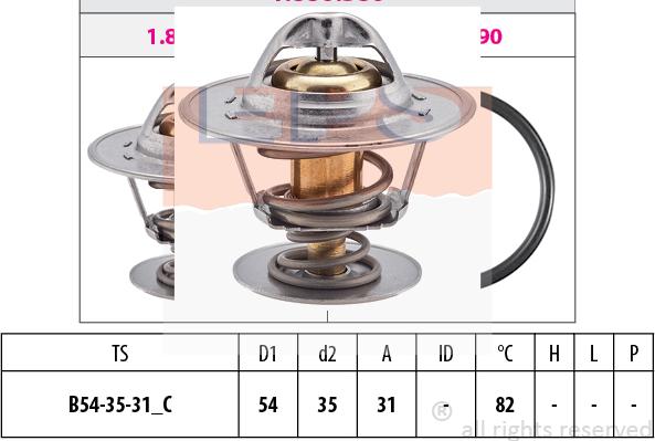 MDR EPS-1880 380S - Thermostat, Kühlmittel alexcarstop-ersatzteile.com