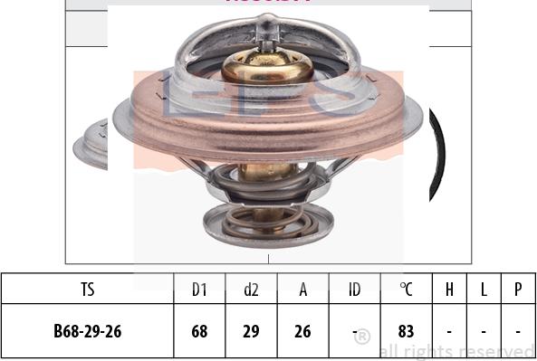 MDR EPS-1880 377S - Thermostat, Kühlmittel alexcarstop-ersatzteile.com