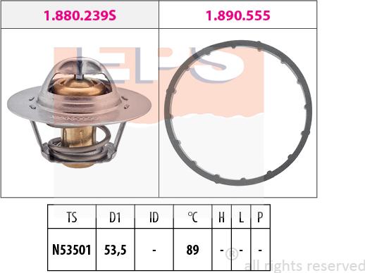 MDR EPS-1880 291 - Thermostat, Kühlmittel alexcarstop-ersatzteile.com