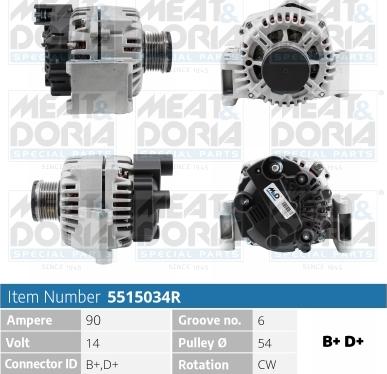 Meat & Doria 5515034R - Generator alexcarstop-ersatzteile.com