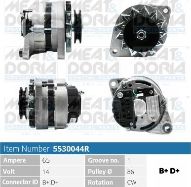 Meat & Doria 5530044R - Generator alexcarstop-ersatzteile.com