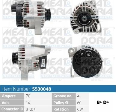 Meat & Doria 5530048 - Generator alexcarstop-ersatzteile.com