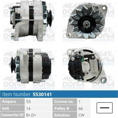 Meat & Doria 5530141 - Generator alexcarstop-ersatzteile.com