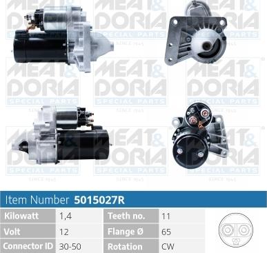 Meat & Doria 5015027R - Starter alexcarstop-ersatzteile.com