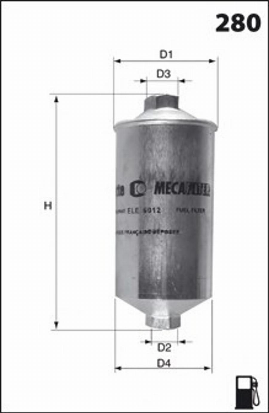 Mecafilter E14 - Kraftstofffilter alexcarstop-ersatzteile.com