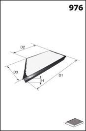 Mecafilter EAR7068 - Filter, Innenraumluft alexcarstop-ersatzteile.com