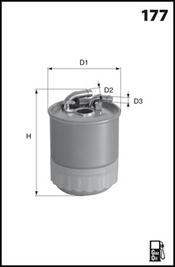 Mecafilter ELG5433 - Kraftstofffilter alexcarstop-ersatzteile.com