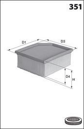 Mecafilter ELP9551 - Luftfilter alexcarstop-ersatzteile.com