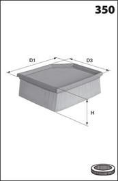 Mecafilter ELP9555 - Luftfilter alexcarstop-ersatzteile.com