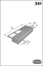 Mecafilter ELP9681 - Luftfilter alexcarstop-ersatzteile.com