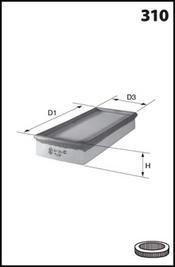 Mecafilter ELP3355 - Luftfilter alexcarstop-ersatzteile.com