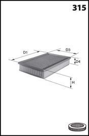 Mecafilter ELP9464 - Luftfilter alexcarstop-ersatzteile.com