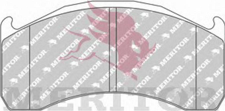 Meritor MDP1387 - Bremsbelagsatz, Scheibenbremse alexcarstop-ersatzteile.com