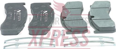 Meritor MDP3125K - Bremsbelagsatz, Scheibenbremse alexcarstop-ersatzteile.com