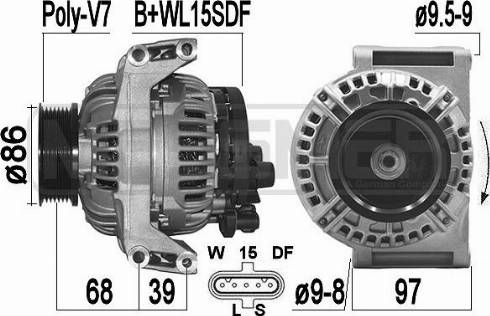 Messmer 209504 - Generator alexcarstop-ersatzteile.com