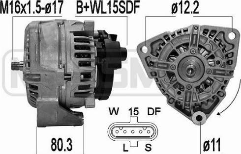 Messmer 209609 - Generator alexcarstop-ersatzteile.com