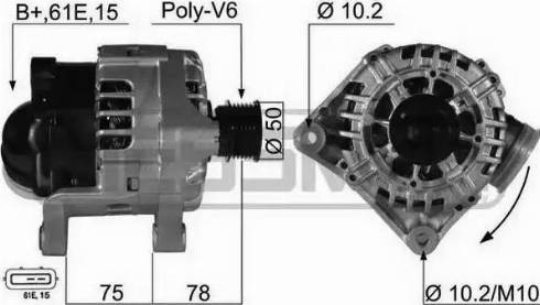 Messmer 210464 - Generator alexcarstop-ersatzteile.com