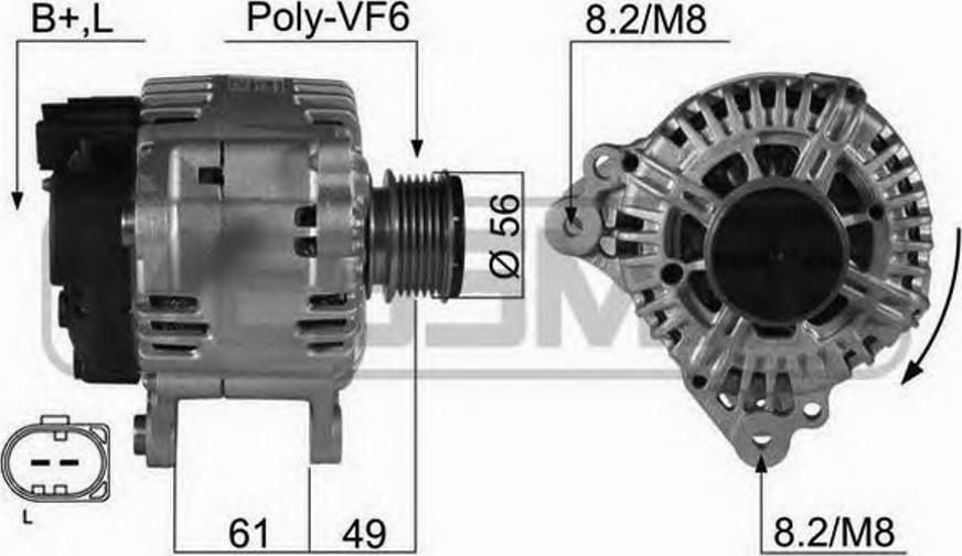 Messmer 210468 - Generator alexcarstop-ersatzteile.com