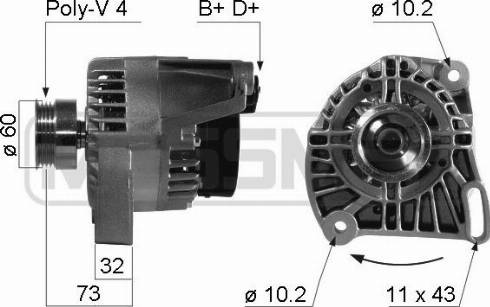 Messmer 210485A - Generator alexcarstop-ersatzteile.com