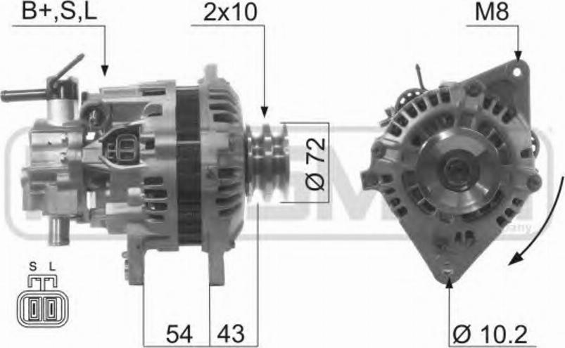 Messmer 210595 - Generator alexcarstop-ersatzteile.com