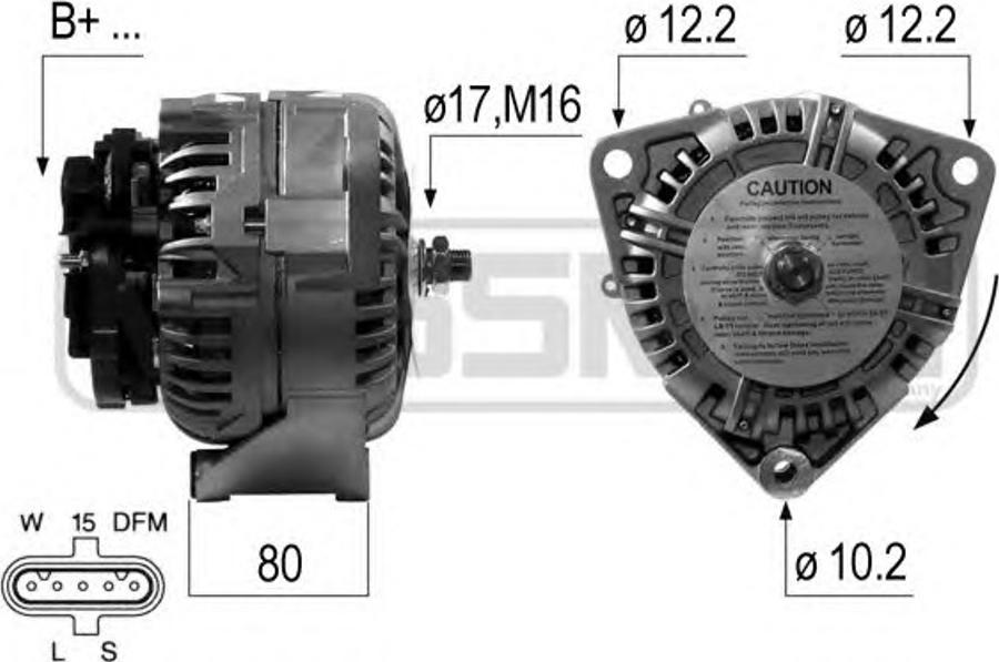 Messmer 210673 - Generator alexcarstop-ersatzteile.com