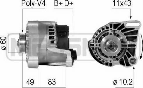 Messmer 210086 - Generator alexcarstop-ersatzteile.com