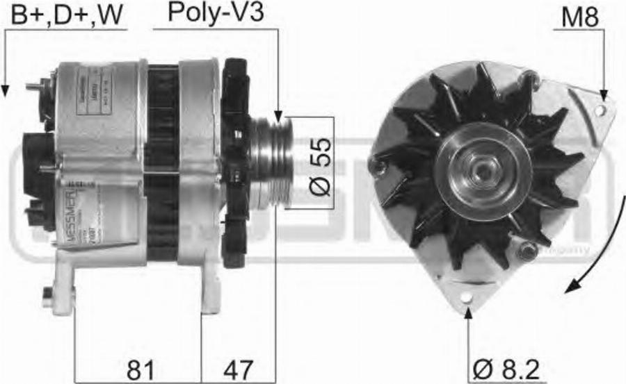 Messmer 210087 - Generator alexcarstop-ersatzteile.com