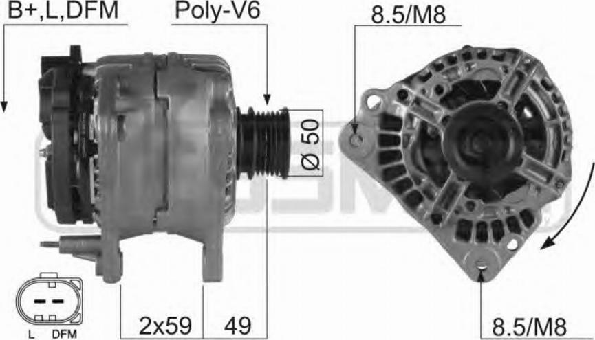 Messmer 210138 - Generator alexcarstop-ersatzteile.com