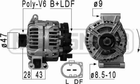 Messmer 210887A - Generator alexcarstop-ersatzteile.com