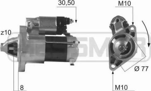 Messmer 220468 - Starter alexcarstop-ersatzteile.com