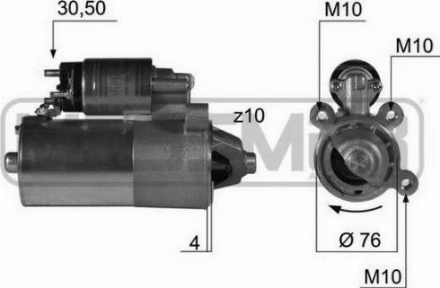 Messmer 220406A - Starter alexcarstop-ersatzteile.com